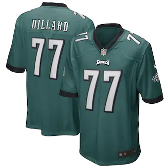 mens nike andre dillard midnight green philadelphia eagles 